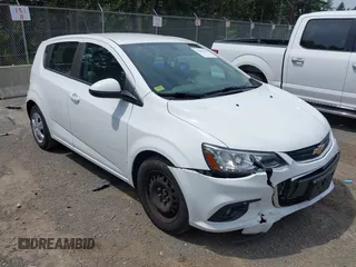 2017 Chevrolet Sonic LT with VIN 1G1JG6SG5H4172910, listed as a IAAI auction lot 42584774 with 129,423 mi miles and . Bid and sale history available at DreamBid. Image 1.