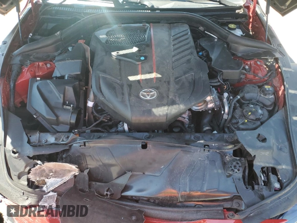 2020 Toyota GR Supra 3.0 with VIN WZ1DB4C02LW029016, listed as a Copart auction lot 69442174 with 0 mi miles and Salvage Title. Bid and sale history available at carsss.com. Image 11.
