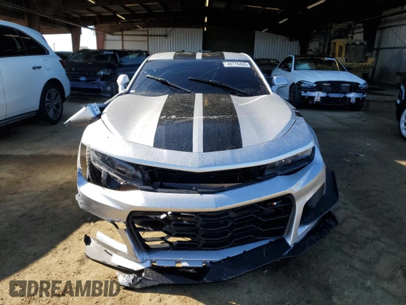 2018 Chevrolet Camaro 1LT with VIN 1G1FB1RS8J0135798, listed as a Copart auction lot 48770455 with 45,912 mi miles and Salvage Title. Bid and sale history available at carsss.com. Image 5.