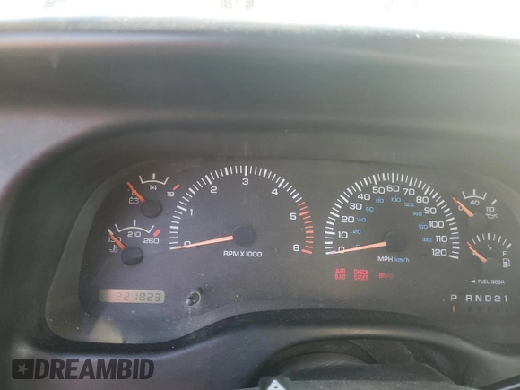 1997 Dodge Dakota z VIN 1B7GG23Y6VS264634, wystawiony jako Copart lot #50611355 z przebiegiem 221 823 mil mil oraz Szkoda całkowita • Salvage title. Historia ofert i sprzedaży dostępna na DreamBid. Obrazek 9.