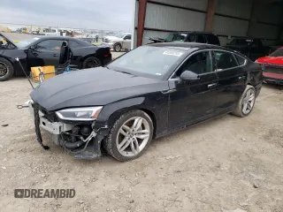2019 Audi A5 Sportback Premium with VIN WAUANCF58KA056255, listed as a Copart auction lot 41666253 with 50,484 mi miles. Bid and sale history available at carsss.com. Image 1.