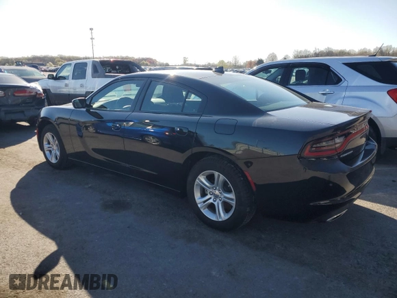 2023 Dodge Charger SXT z VIN 2C3CDXBG1PH623822, wystawiony jako Copart lot #51985765 z przebiegiem 25 519 mil mil oraz Szkody całkowita. Historia ofert i sprzedaży dostępna na DreamBid. Obrazek 2.