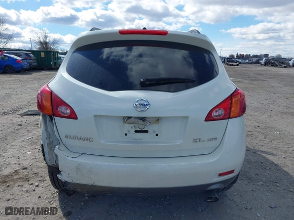 2010 Nissan Murano LE with VIN JN8AZ1MW8AW135129, listed as a IAAI auction lot 41554777 with 103,000 mi miles. Bid and sale history available at carsss.com. Image 15.