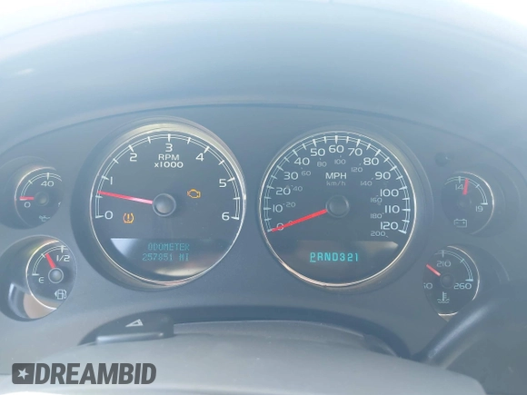 2008 Chevrolet Tahoe LS with VIN 1GNFC13C48J230358, listed as a IAAI auction lot 42219111 with 257,851 mi miles and . Bid and sale history available at DreamBid. Image 7.