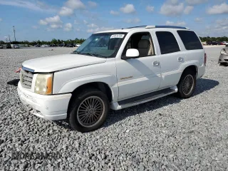 2002 Cadillac Escalade z VIN 1GYEK63N42R132049, wystawiony jako Copart lot #57876755 z przebiegiem 143 979 mil mil oraz Szkoda całkowita • Salvage title. Historia ofert i sprzedaży dostępna na DreamBid. Obrazek 1.
