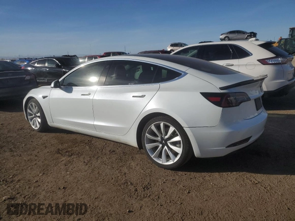 2020 Tesla Model 3 Long Range with VIN 5YJ3E1EB7LF621773, listed as a Copart auction lot 47362535 with 61,682 mi miles and Salvage Title. Bid and sale history available at carsss.com. Image 2.