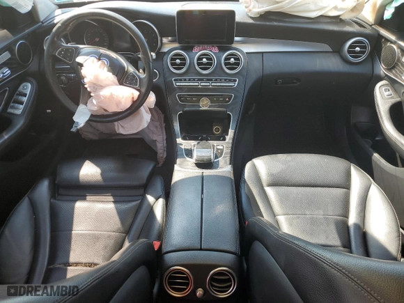 2016 Mercedes-Benz C-Class C 300 Luxury with VIN 55SWF4KB2GU175004, listed as a Copart auction lot 48296915 with 0 mi miles and Non Repairable. Bid and sale history available at carsss.com. Image 8.
