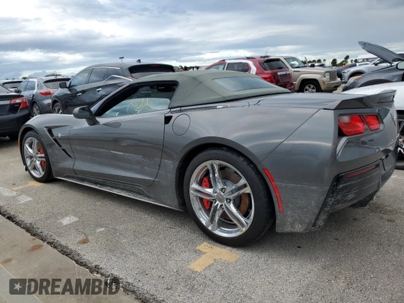 2016 Chevrolet Corvette 2LT with VIN 1G1YD3D76G5102327, listed as a Copart auction lot 73645504 with 0 mi miles and Salvage Title. Bid and sale history available at carsss.com. Image 2.