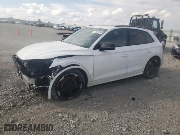 2020 Audi SQ5 Premium Plus with VIN WA1B4AFY7L2018384, listed as a Copart auction lot 72654293 with 33,008 mi miles. Bid and sale history available at carsss.com. Image 1.