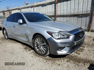 2018 Infiniti Q50 Luxe with VIN JN1CV7AP1JM241100, listed as a Copart auction lot 46480695 with 60,948 mi miles and Clean Title. Bid and sale history available at carsss.com. Image 4.