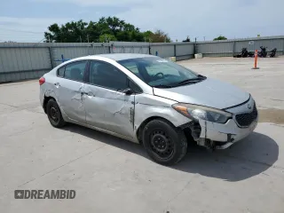 2016 Kia Forte LX with VIN KNAFK4A64G5493352, listed as a Copart auction lot 52154635 with 163,285 mi miles and Salvage Title. Bid and sale history available at carsss.com. Image 4.