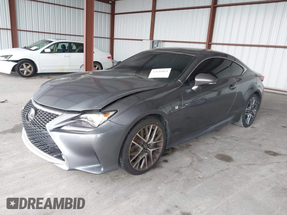 2015 Lexus RC 350 F Sport with VIN JTHHE5BC5F5004905, listed as a IAAI auction lot 42646064 with Not provided miles and . Bid and sale history available at DreamBid. Image 2.