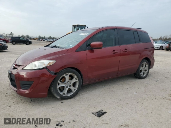 2010 Mazda 5 Sport z VIN JM1CR2W36A0359970, wystawiony jako Copart lot #47679755 z przebiegiem 182 751 mil mil oraz Szkoda całkowita • Salvage title. Historia ofert i sprzedaży dostępna na DreamBid. Obrazek 1.