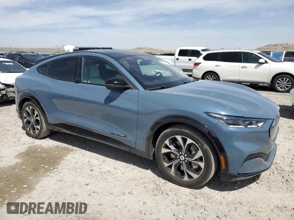 2023 Ford Mustang Mach-E Premium with VIN 3FMTK3SU5PMA02449, listed as a Copart auction lot 56700055 with Not provided miles and Salvage title. Bid and sale history available at DreamBid. Image 4.