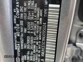 2022 Genesis GV80 Advanced Plus z VIN KMUHCESC9NU095024, wystawiony jako Copart lot #57877425 z przebiegiem 44 999 mil mil oraz Szkoda całkowita • Salvage title. Historia ofert i sprzedaży dostępna na DreamBid. Obrazek 14.