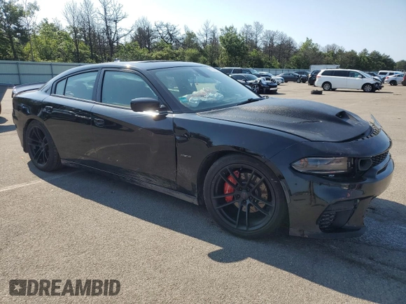 2016 Dodge Charger R/T with VIN 2C3CDXCT1GH204252, listed as a Copart auction lot 61090155 with 153,395 mi miles and Salvage title. Bid and sale history available at DreamBid. Image 4.