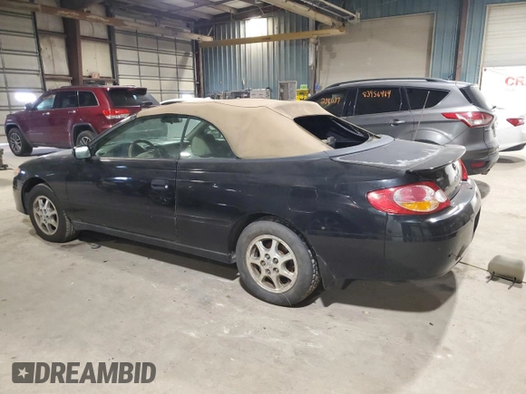 2002 Toyota Solara SE with VIN 2T1FE22P92C015607, listed as a Copart auction lot 83807274 with 264,442 mi miles and Clean Title. Bid and sale history available at carsss.com. Image 2.