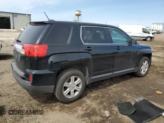 2016 GMC Terrain SLE with VIN 2GKALMEK6G6245324, listed as a Copart auction lot 52579815 with 63,156 mi miles and Salvage Title. Bid and sale history available at carsss.com. Image 3.
