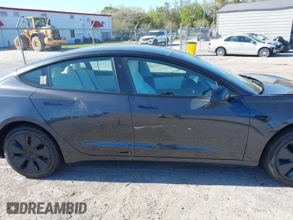 2025 Tesla Model 3 Long Range with VIN 5YJ3E1EA2SF910890, listed as a IAAI auction lot 41791583 with Not Provided miles and . Bid and sale history available at DreamBid. Image 12.