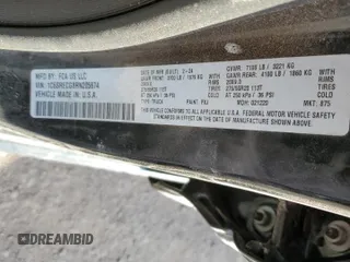 2024 Ram 1500 Tradesman with VIN 1C6SRECG8RN205674, listed as a Copart auction lot 88942195 with 21,121 mi miles and Salvage title. Bid and sale history available at DreamBid. Image 13.