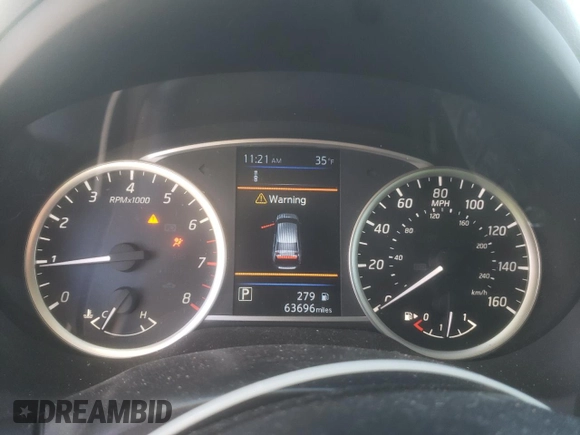 2019 Nissan Sentra SV with VIN 3N1AB7AP5KY279332, listed as a Copart auction lot 87600345 with 63,696 mi miles and Salvage Title. Bid and sale history available at DreamBid. Image 9.