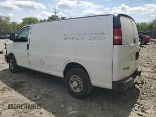 2013 Chevrolet Express Cargo with VIN 1GCWGFBA4D1110306, listed as a Copart auction lot 54005335 with 300,748 mi miles and Salvage title. Bid and sale history available at DreamBid. Image 2.