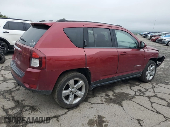 2016 Jeep Compass Latitude with VIN 1C4NJDEB7GD573274, listed as a Copart auction lot 55569755 with 175,162 mi miles and Salvage Title. Bid and sale history available at DreamBid. Image 3.