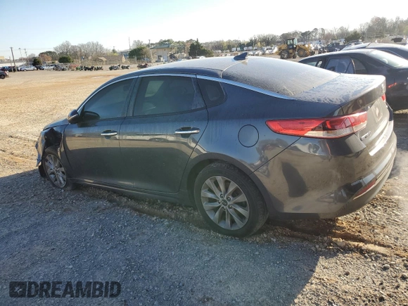2017 Kia Optima LX with VIN 5XXGT4L36HG132080, listed as a Copart auction lot 48817395 with 143,360 mi miles and Salvage Title. Bid and sale history available at carsss.com. Image 2.