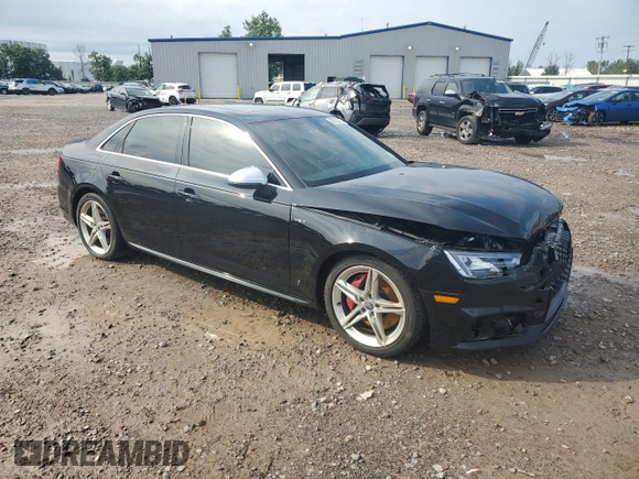 2018 Audi S4 Prestige with VIN WAUC4AF44JA233759, listed as a Copart auction lot 60683714 with 66,599 mi miles and Non Repairable. Bid and sale history available at carsss.com. Image 4.