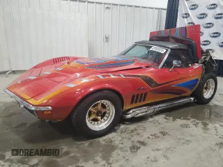 1969 Chevrolet Corvette z VIN 00001946795709038, wystawiony jako Copart lot #83993824 z przebiegiem 73 485 mil mil oraz Szkoda całkowita • Salvage title. Historia ofert i sprzedaży dostępna na DreamBid. Obrazek 1.