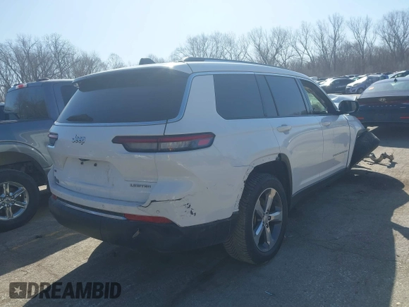 2022 Jeep Grand Cherokee Limited with VIN 1C4RJJBG1N8568383, listed as a IAAI auction lot 41734465 with 42,410 mi miles and . Bid and sale history available at DreamBid. Image 4.