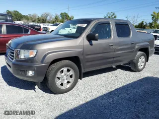 2012 Honda Ridgeline RTS with VIN 5FPYK1F49CB453639, listed as a Copart auction lot 53346365 with 109,846 mi miles and Salvage Title. Bid and sale history available at carsss.com. Image 1.