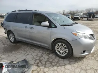 2012 Toyota Sienna XLE AAS with VIN 5TDYK3DC7CS235676, listed as a Copart auction lot 47812035 with 274,896 mi miles and Salvage Title. Bid and sale history available at carsss.com. Image 4.
