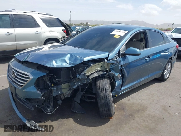 2017 Hyundai Sonata SE with VIN 5NPE24AF2HH562152, listed as a IAAI auction lot 41883250 with 178,328 mi miles. Bid and sale history available at carsss.com. Image 6.