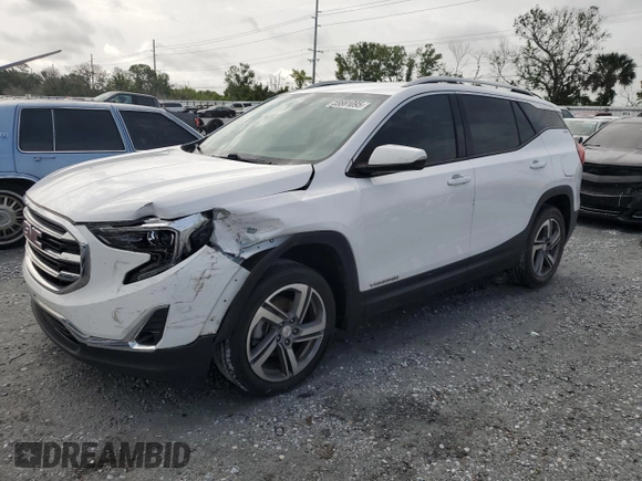 2020 GMC Terrain SLT with VIN 3GKALPEV0LL137699, listed as a Copart auction lot 59881095 with 129,314 mi miles and Non repairable. Bid and sale history available at DreamBid. Image 1.