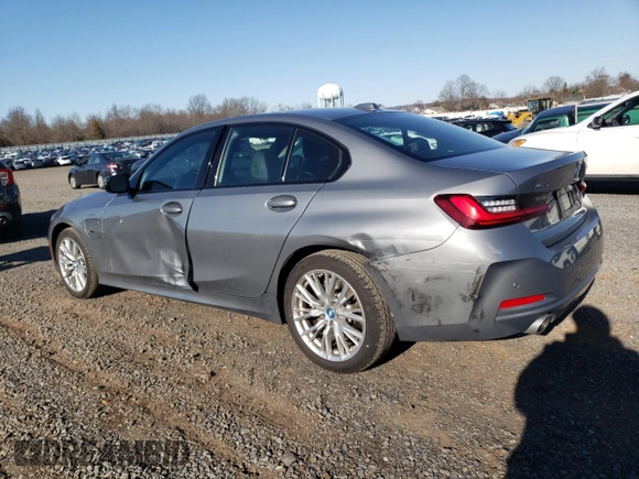 2023 BMW 3 Series 330e xDrive with VIN 3MW39FS0XP8C81322, listed as a Copart auction lot 47655915 with 12,650 mi miles and Salvage Title. Bid and sale history available at carsss.com. Image 2.
