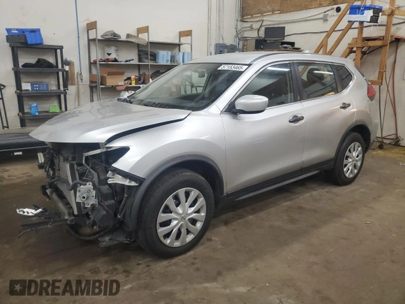 2017 Nissan Rogue S with VIN JN8AT2MV6HW275639, listed as a Copart auction lot 57153465 with 132,184 mi miles and Salvage title. Bid and sale history available at DreamBid. Image 1.