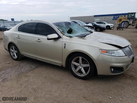2010 Lincoln MKS with VIN 1LNHL9DR3AG613774, listed as a Copart auction lot 68419174 with 191,244 mi miles and Salvage Title. Bid and sale history available at carsss.com. Image 4.