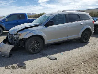 2020 Dodge Journey SE Value with VIN 3C4PDCAB7LT273058, listed as a Copart auction lot 46137285 with 84,043 mi miles and Salvage Title. Bid and sale history available at DreamBid. Image 1.