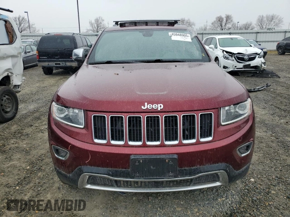 2016 Jeep Grand Cherokee Limited with VIN 1C4RJFBM7GC319718, listed as a Copart auction lot 45948905 with Not provided miles and Salvage title. Bid and sale history available at DreamBid. Image 5.