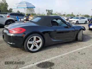 2014 Porsche Boxster S with VIN WP0CB2A86ES141352, listed as a Copart auction lot 58347315 with Not provided miles and Salvage title. Bid and sale history available at DreamBid. Image 3.