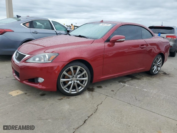 2014 Lexus IS 250C with VIN JTHFF2C2XE2529998, listed as a Copart auction lot 74097704 with 0 miles and Salvage Title. Bid and sale history available at carsss.com. Image 1.