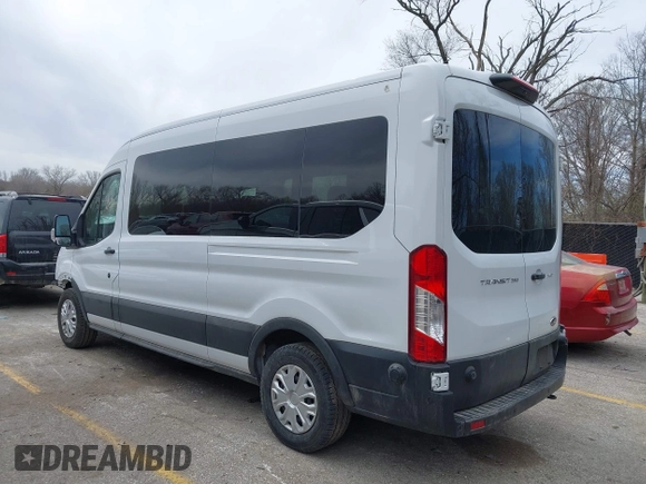 2024 Ford Transit Passenger XL with VIN 1FBAX2C86RKA52252, listed as a IAAI auction lot 41842053 with 12,932 mi miles. Bid and sale history available at carsss.com. Image 15.
