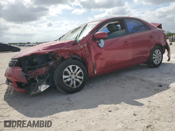 2013 Kia Forte EX with VIN KNAFU4A28D5736339, listed as a Copart auction lot 53665065 with 195,947 mi miles and Salvage Title. Bid and sale history available at carsss.com. Image 1.