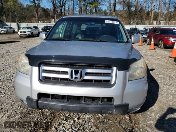 2007 Honda Pilot EX-L with VIN 5FNYF28737B042477, listed as a Copart auction lot 86172824 with 275,105 mi miles and Salvage Title. Bid and sale history available at DreamBid. Image 5.