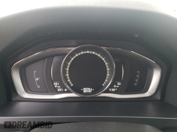 2017 Volvo V60 Premier with VIN YV140MEK6H1344578, listed as a Copart auction lot 44699995 with 89,767 mi miles and Salvage Title. Bid and sale history available at carsss.com. Image 9.