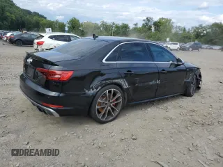 2018 Audi S4 Premium Plus with VIN WAUB4AF44JA002100, listed as a Copart auction lot 68661994 with 82,996 mi miles and Salvage Title. Bid and sale history available at carsss.com. Image 3.