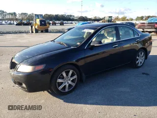 2005 Acura TSX with VIN JH4CL95805C020535, listed as a Copart auction lot 80258024 with 182,849 mi miles and Salvage Title. Bid and sale history available at carsss.com. Image 1.