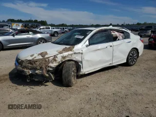 2015 Honda Accord Touring with VIN 1HGCR6F75FA009100, listed as a Copart auction lot 64718605 with Not provided miles and Salvage title. Bid and sale history available at DreamBid. Image 1.