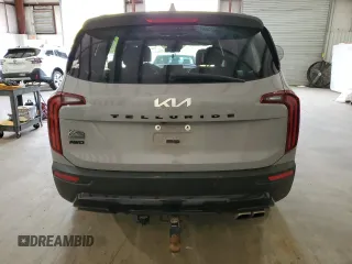 2022 Kia Telluride EX with VIN 5XYP3DHC0NG270021, listed as a Copart auction lot 50708455 with 79,830 mi miles and Salvage Title. Bid and sale history available at carsss.com. Image 6.